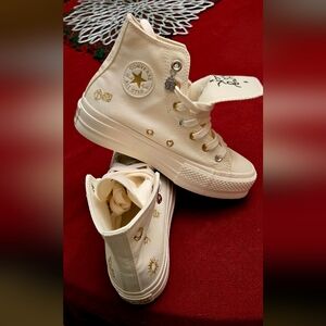 Converse Off-White High-Top Women's Sneakers